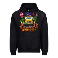 Black transportation department Urban Hoodie - AdoDesignShop