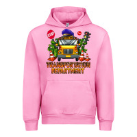 Fuchsia Pink transportation department Urban Hoodie - AdoDesignShop