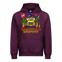 Mauve Wine transportation department Urban Hoodie - AdoDesignShop