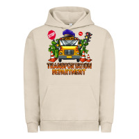 Pigment French Oak transportation department Urban Hoodie - AdoDesignShop