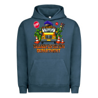 Pigment Midnight Navy transportation department Urban Hoodie - AdoDesignShop