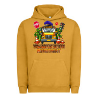 Pigment Peanut Butter transportation department Urban Hoodie - AdoDesignShop