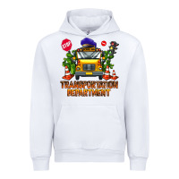 White transportation department Urban Hoodie - AdoDesignShop