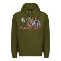 Army Green respiratory therapist Premium Hoodie - RacoonDesign