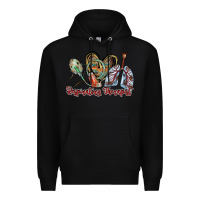 Black respiratory therapist Premium Hoodie - RacoonDesign