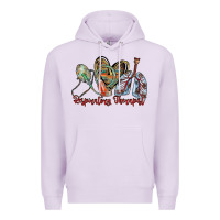 Lilac respiratory therapist Premium Hoodie - RacoonDesign