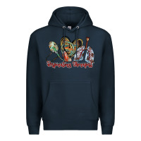 Navy respiratory therapist Premium Hoodie - RacoonDesign