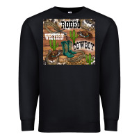 Black western rodeo Premium Sweatshirt - RanaPortraitStore