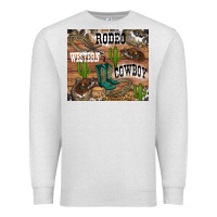 Oatmeal Heather western rodeo Premium Sweatshirt - RanaPortraitStore