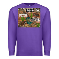 Purple western rodeo Premium Sweatshirt - RanaPortraitStore