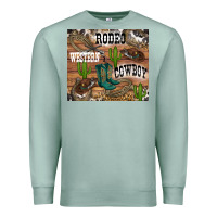 Seafoam western rodeo Premium Sweatshirt - RanaPortraitStore