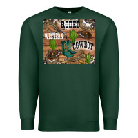 Sports Green western rodeo Premium Sweatshirt - RanaPortraitStore