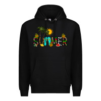 Black summer Premium Hoodie - CowhideDigitalArt