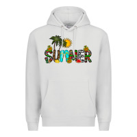 Dove Grey summer Premium Hoodie - CowhideDigitalArt