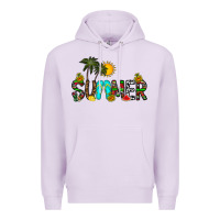 Lilac summer Premium Hoodie - CowhideDigitalArt