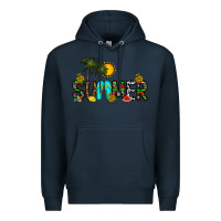 Navy summer Premium Hoodie - CowhideDigitalArt