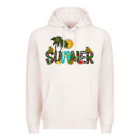 Pale Pink summer Premium Hoodie - CowhideDigitalArt