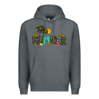 Rock summer Premium Hoodie - CowhideDigitalArt