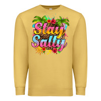 Antique Gold stay salty Premium Sweatshirt - RanaPortraitStore