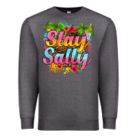 Charcoal Heather stay salty Premium Sweatshirt - RanaPortraitStore