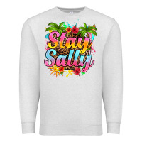 Oatmeal Heather stay salty Premium Sweatshirt - RanaPortraitStore
