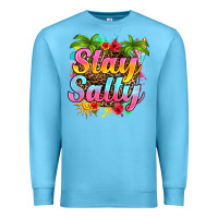Ocean Blue stay salty Premium Sweatshirt - RanaPortraitStore