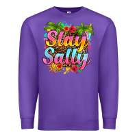 Purple stay salty Premium Sweatshirt - RanaPortraitStore