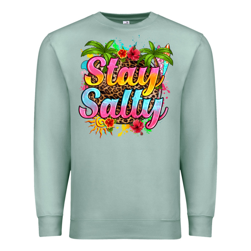 Stay Salty Premium Sweatshirt by RanaPortraitStore | Teevron