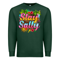 Sports Green stay salty Premium Sweatshirt - RanaPortraitStore