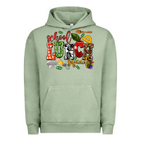 Pigment Oil Green school lunch squad Urban Hoodie - AdoDesignShop