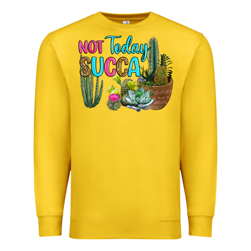 Not Today Succa Premium Sweatshirt by RanaPortraitStore | Teevron