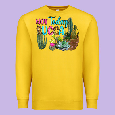 Premium Sweatshirt not today succa