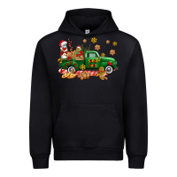 Black santa fuel   cookies truck Urban Hoodie - AdoDesignShop