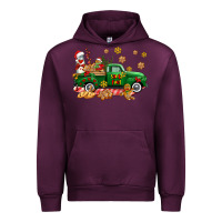 Mauve Wine santa fuel   cookies truck Urban Hoodie - AdoDesignShop