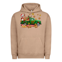 Pigment Burro santa fuel   cookies truck Urban Hoodie - AdoDesignShop