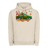 Pigment French Oak santa fuel   cookies truck Urban Hoodie - AdoDesignShop