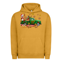 Pigment Peanut Butter santa fuel   cookies truck Urban Hoodie - AdoDesignShop