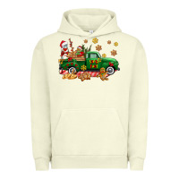 Pigment Pistachio santa fuel   cookies truck Urban Hoodie - AdoDesignShop