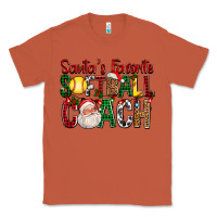 Copper Santa's Favorite Softball Coach For Christmas Classic Tee - FaDigitalArtStudio