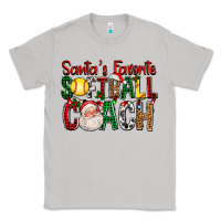 Moon Dust Santa's Favorite Softball Coach For Christmas Classic Tee - FaDigitalArtStudio