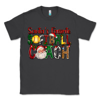 Smoke Santa's Favorite Softball Coach For Christmas Classic Tee - FaDigitalArtStudio