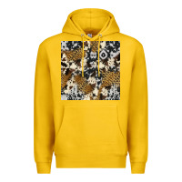 Lemon cowhide leopard seamless pattern Premium Hoodie - HRA Design Shop