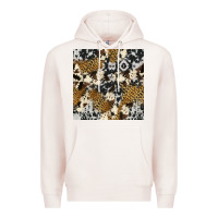 Pale Pink cowhide leopard seamless pattern Premium Hoodie - HRA Design Shop