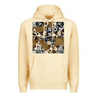 Pina Colada cowhide leopard seamless pattern Premium Hoodie - HRA Design Shop