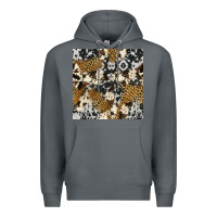 Rock cowhide leopard seamless pattern Premium Hoodie - HRA Design Shop
