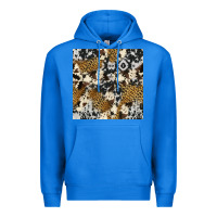 True Royal cowhide leopard seamless pattern Premium Hoodie - HRA Design Shop