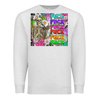 Oatmeal Heather fuck this fuck that Premium Sweatshirt - RanaPortraitStore