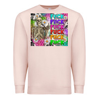 Pale Pink fuck this fuck that Premium Sweatshirt - RanaPortraitStore