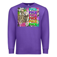 Purple fuck this fuck that Premium Sweatshirt - RanaPortraitStore