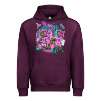 Mauve Wine rocking the night shift cna life Urban Hoodie - AdoDesignShop